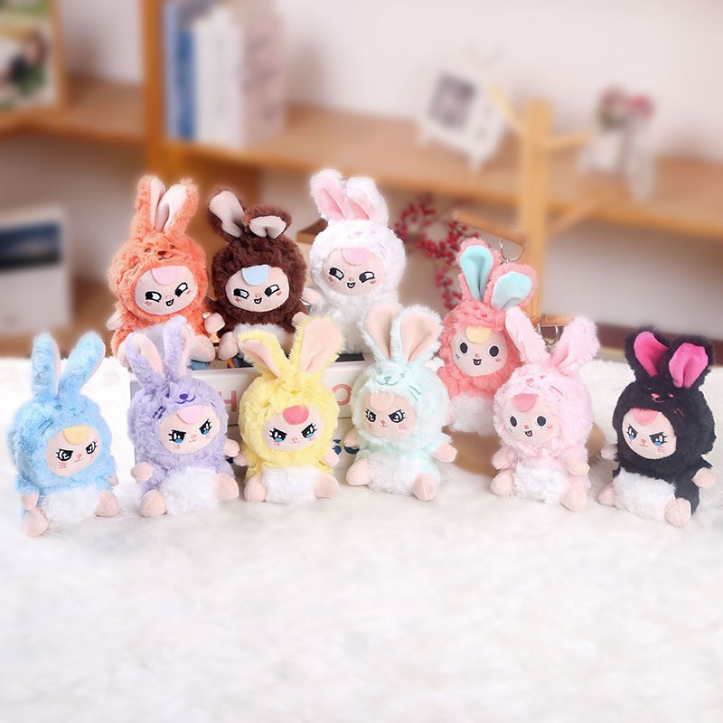 Plush Keychain Manufacturer - Kawaii Rabbit Car Decor