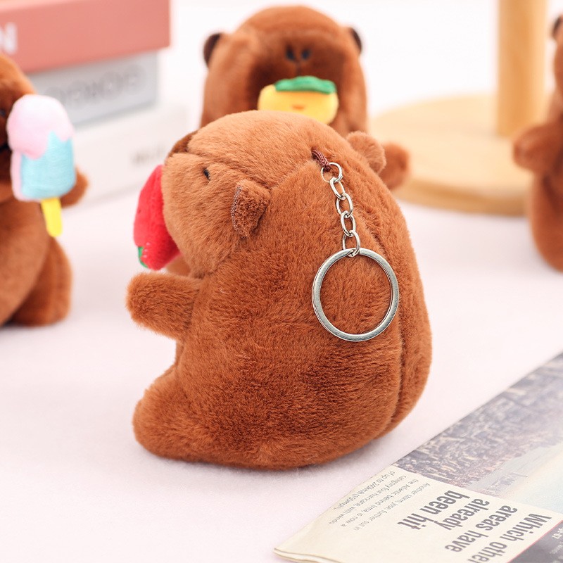Keychain Factory - Soft Capybara Stretch Pendant