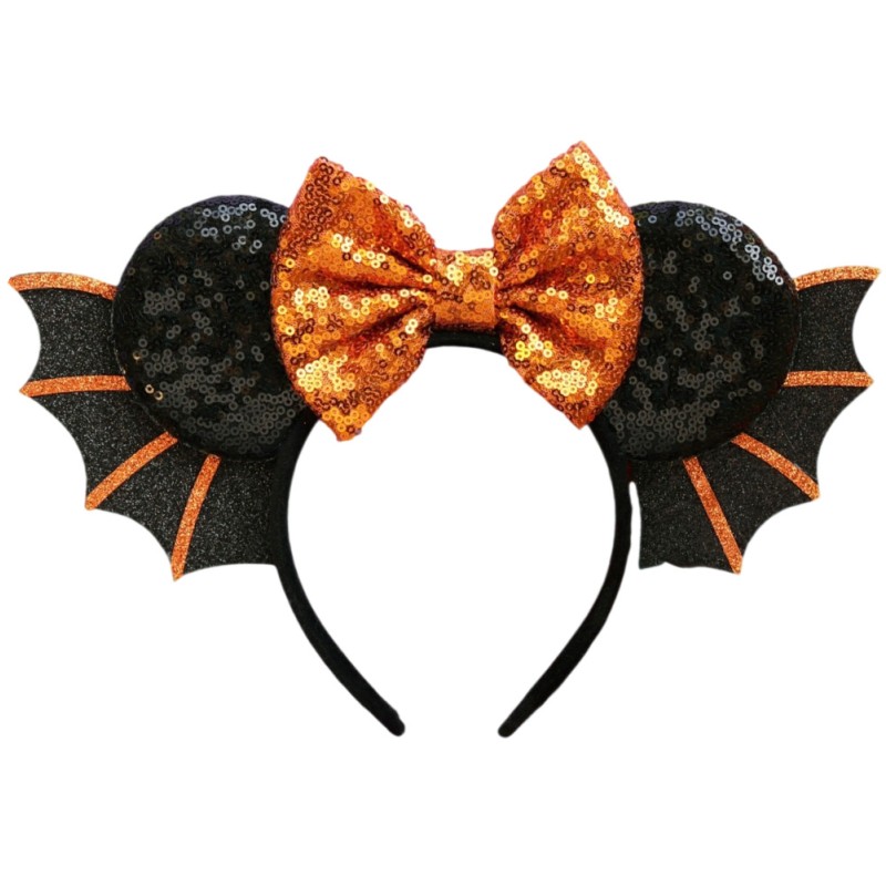 Halloween Headband Factory - Pumpkin Bat Party Headband