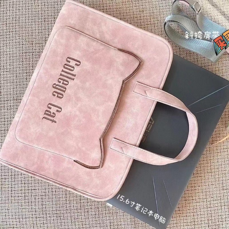 Laptop Case Factory - Pink Protective Single Shoulder Bag