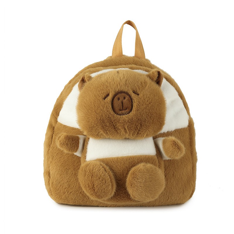 Plush Backpack Manufacturer - Cute Capibala Travel Backpack