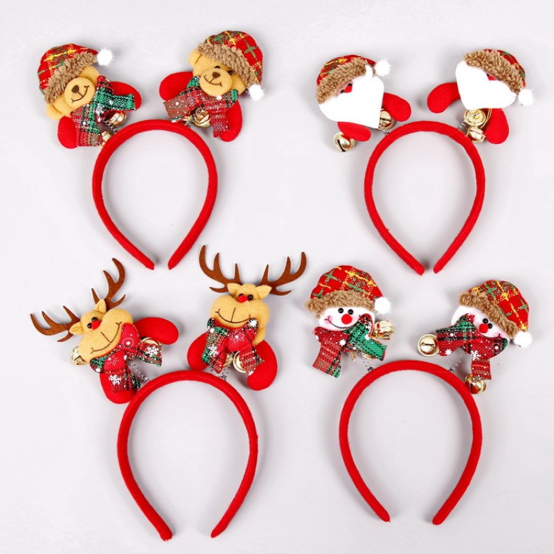 Party Headband Manufacturer - Santa Claus Antlers Hairband
