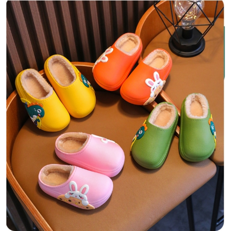 Home Slippers Manufacturer - Dinosaur Design Warm Slippers