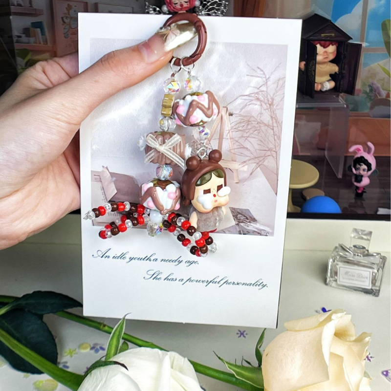 Phone Chain Factory - Hand-Painted Beads Bag Pendant