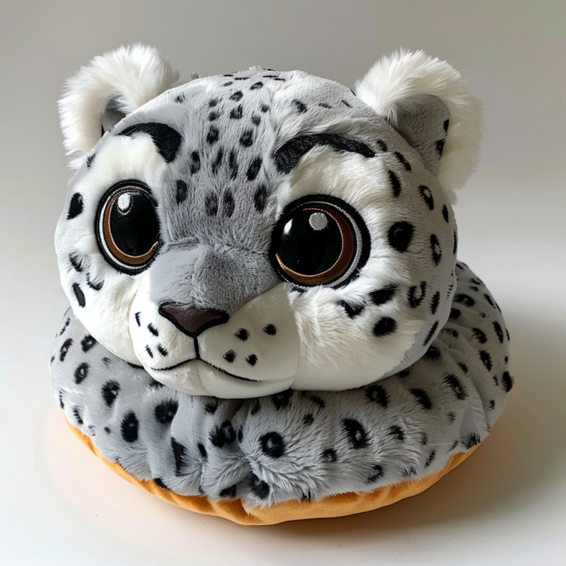Snow Leopard Plush Manufacturer - OEM Donut Series Doll