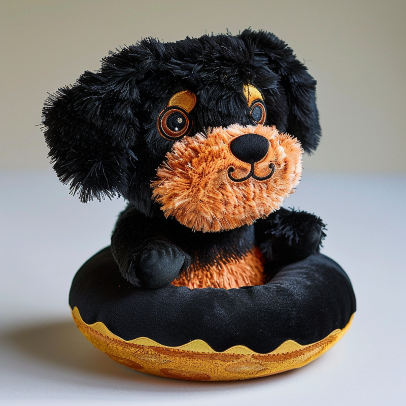 Dog Plush Toy Factory - OEM Custom Donut Puppy Toy