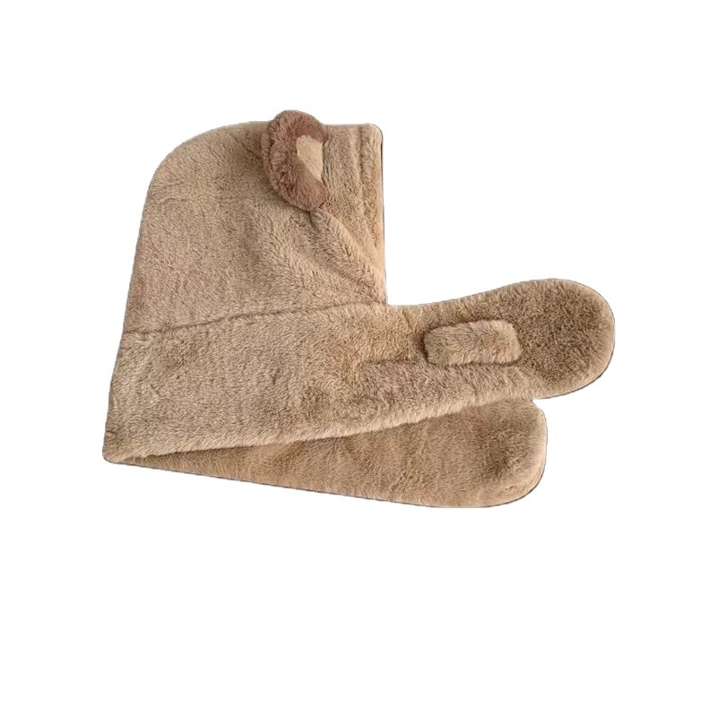 Bear Plush Hat Supplier - OEM Custom Winter Fluffy Design