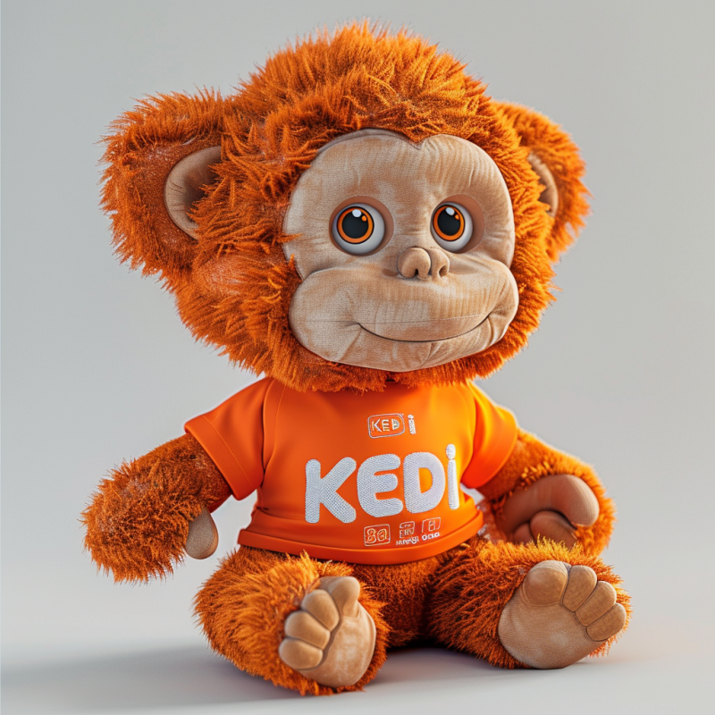 Monkey Plush Toy Manufacturer - OEM Custom Big Eyed Sitting