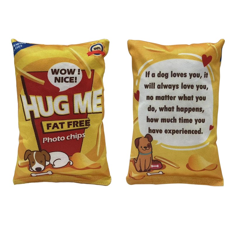 Potato Chips Plush Toy Supplier - OEM Squeaky Dog Chew Toy