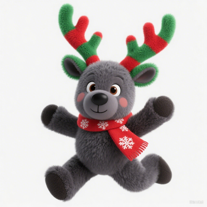 Christmas Deer Manufacturer - OEM Custom Scarves Sitting Deer