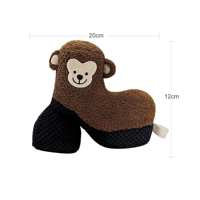 Pet Plush Toy Supplier - OEM Custom Brown Monkey Design
