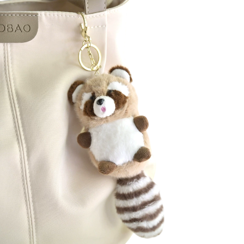 Racoon Keychain Supplier - OEM Custom Backpack Pendant Toy