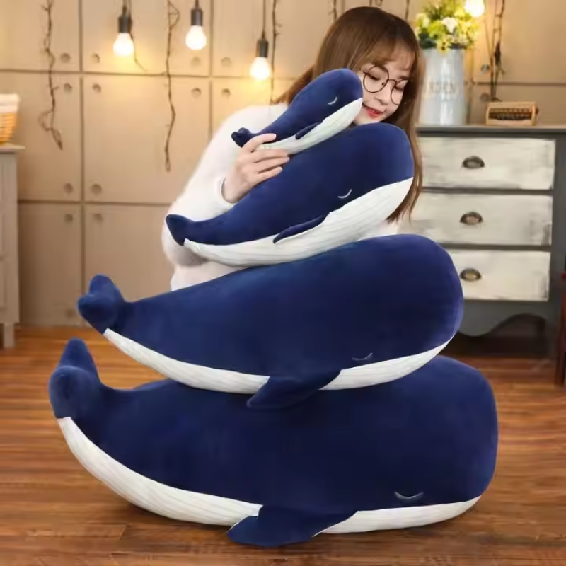 Blue Whale Plush Manufacturer - OEM Custom Sea Animal Toy