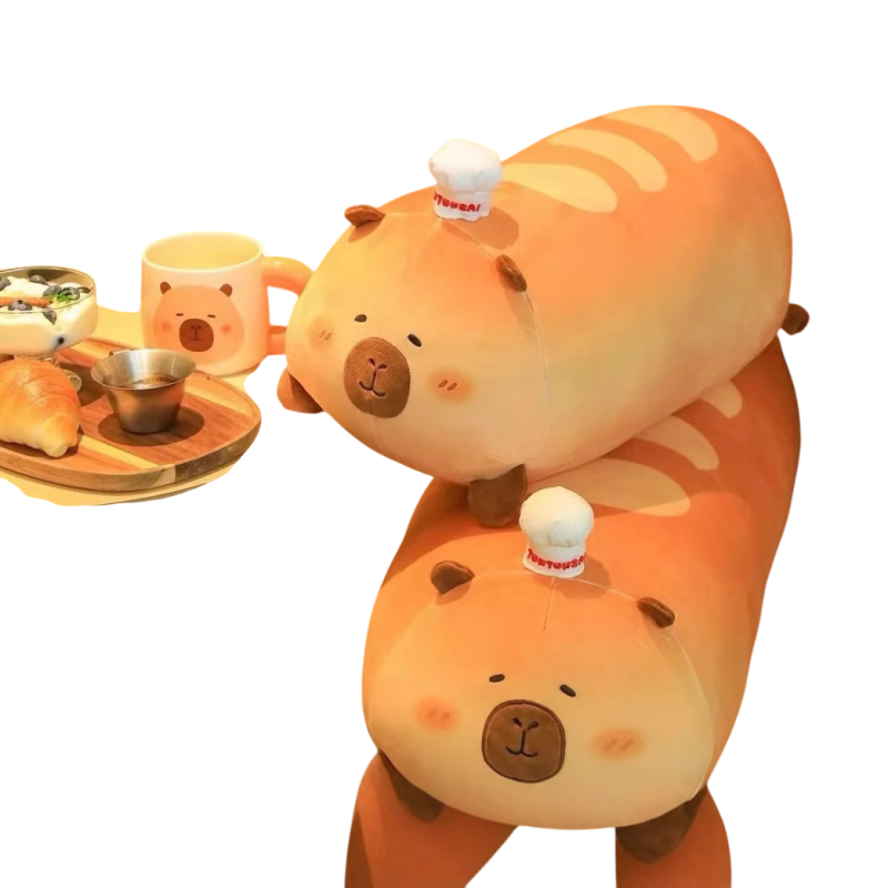 Capybara Plush Toy Supplier - OEM Custom Croissant Pillow