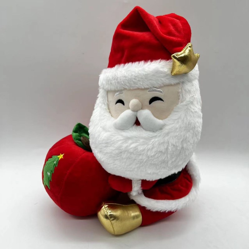 Santa Plush Toy Manufacturer - OEM Custom Apple Christmas Gift