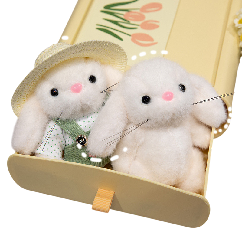 Rabbit Keychain Manufacturer - OEM Custom Mini Plush Doll