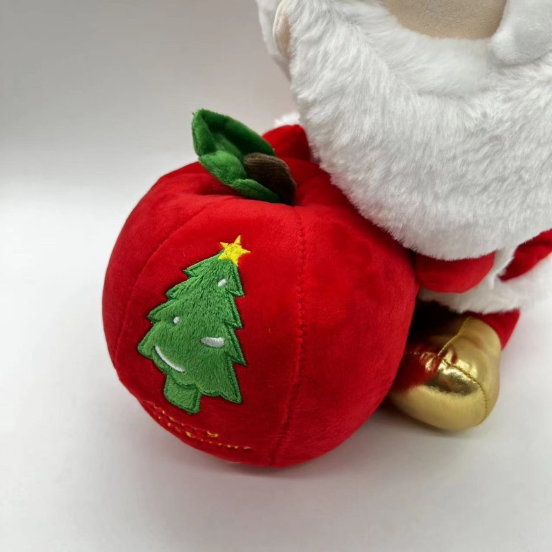 Santa Plush Toy Manufacturer - OEM Custom Apple Christmas Gift