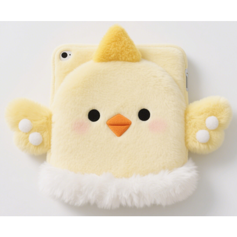 Ipad Case Factory - OEM Custom Pink Pig Plush Design