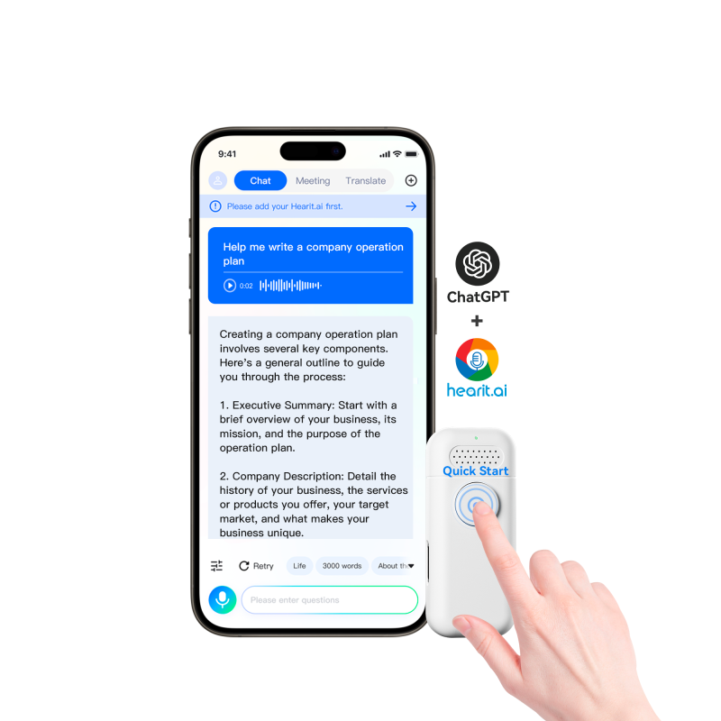 Smart Recorder Manufacturer - Type C 17H Battery AI Voice Recording