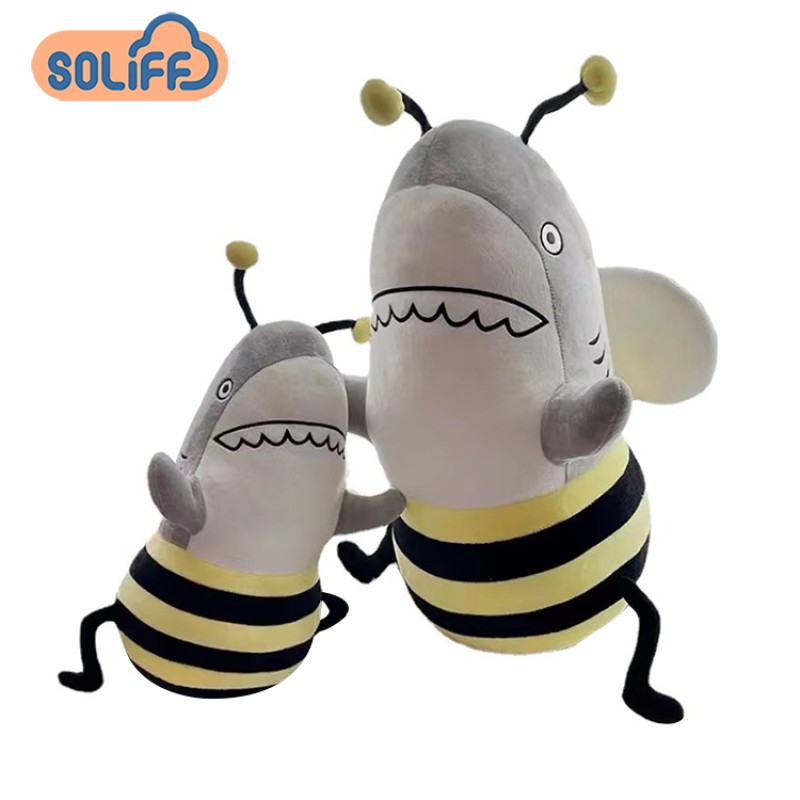Baby Toy Factory - Creative Shark Bee Pillow Plush