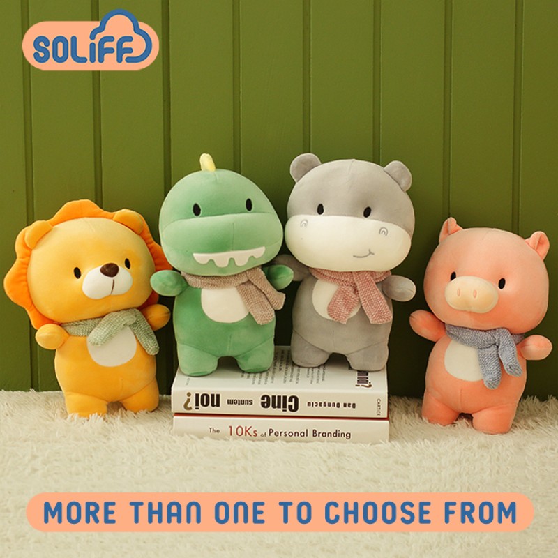 Stuffed Animal Factory - Lion Pig Dinosaur Doll for Kids