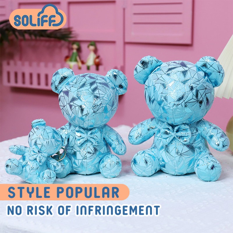 Plush Doll Manufacturer - Candy Bear Bunny Colorful Gift