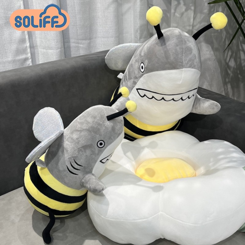 Baby Toy Factory - Creative Shark Bee Pillow Plush