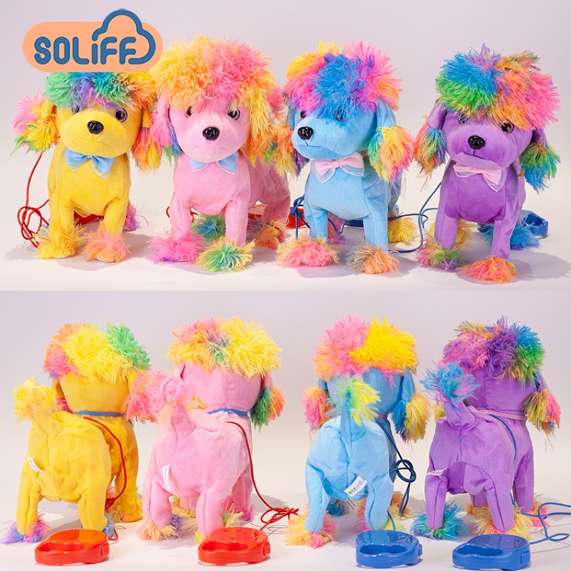 Electronic Toy Factory - Walking Lighting Musical Teddy Dog