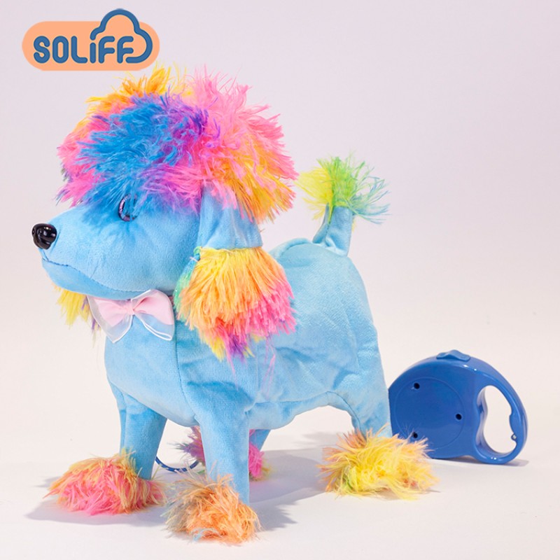 Electronic Toy Factory - Walking Lighting Musical Teddy Dog