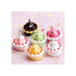 Piggy Cake Cabochon Supplier - OEM Custom Cubic Cream Design