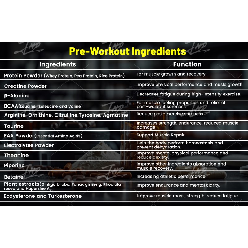 JHD Factory Wholesale Healthcare Sports Supplement EAAS Essential Amino Acids Eaa Powder