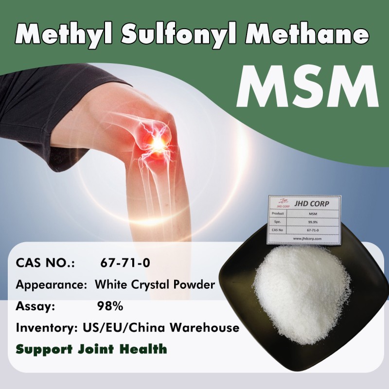 US / EU Warehouse Manufacture Supply Pure Methyl Sulfonyl Methane MSM Powder Msm Powder Hair Growth Bulk