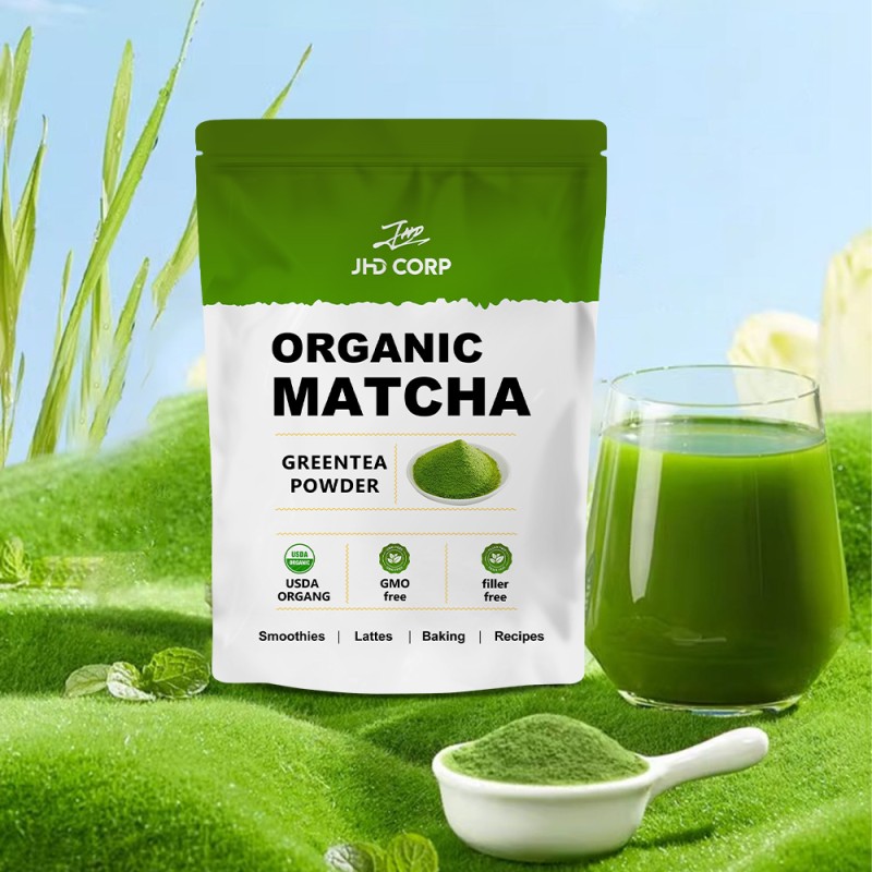 JHD Factory 100% Wholesale Pure RFA Ceremonial Matcha Tea Powder Ceremonial Grade Tea Matcha Powder Organic Matcha Green Tea