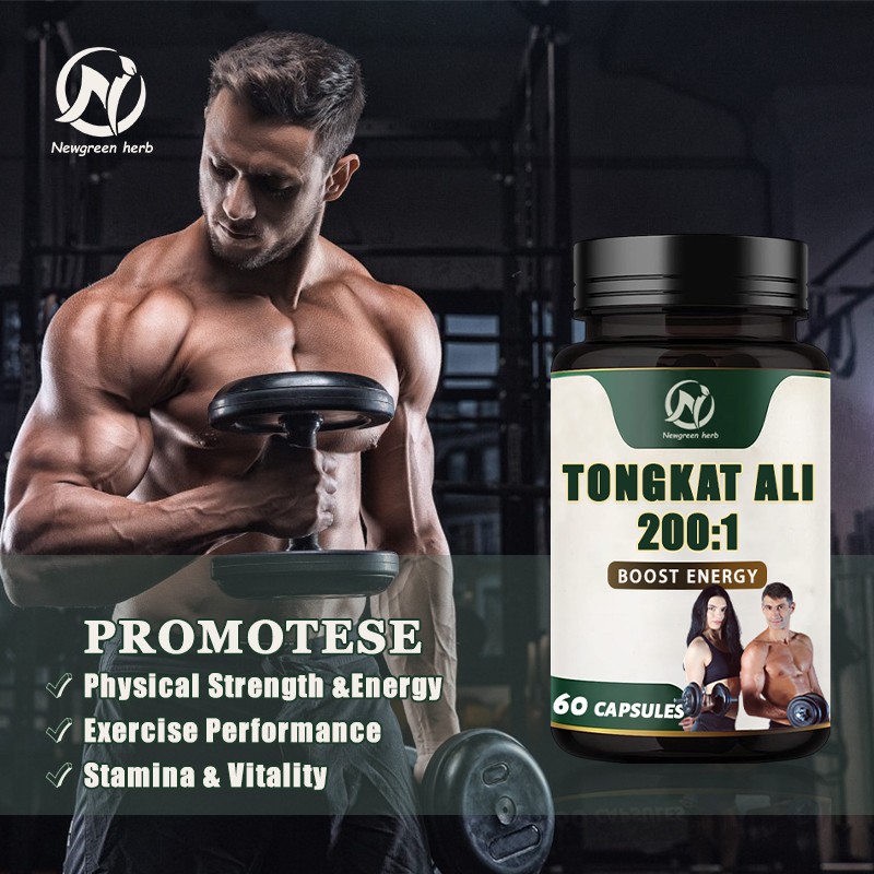 Newgreen Factory OEM Private Label Epimedium Horny Goat Weed Extract Capsules