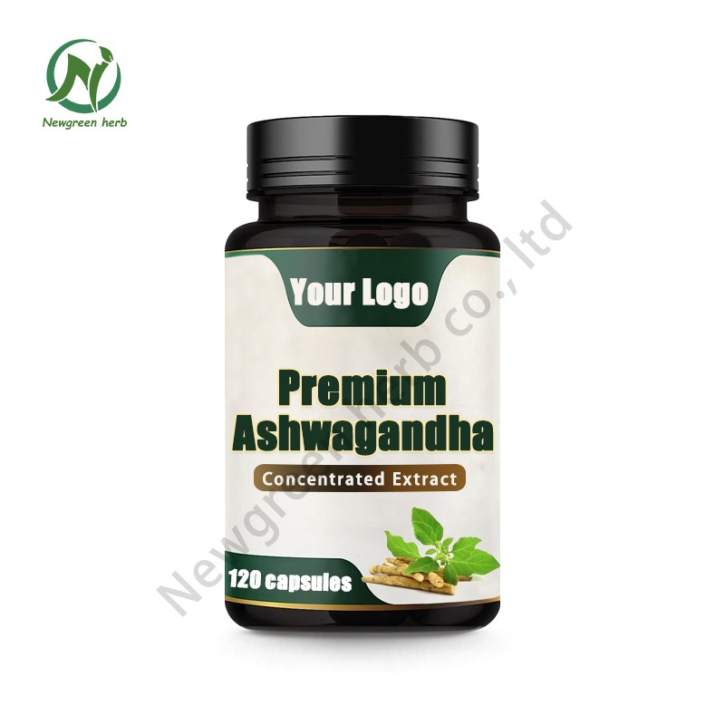 Newgreen Factory OEM Private Label Ashwagandha Extract Capsules Ashwagandha Capsule