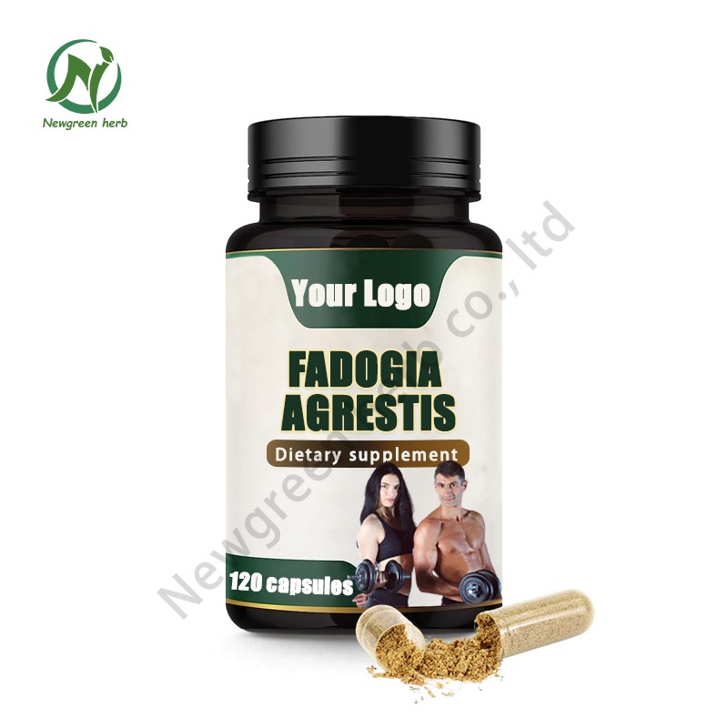 Newgreen Supply Fast Delivery Hot Sale Private Label Fadogia Agrestis Extract Capsules