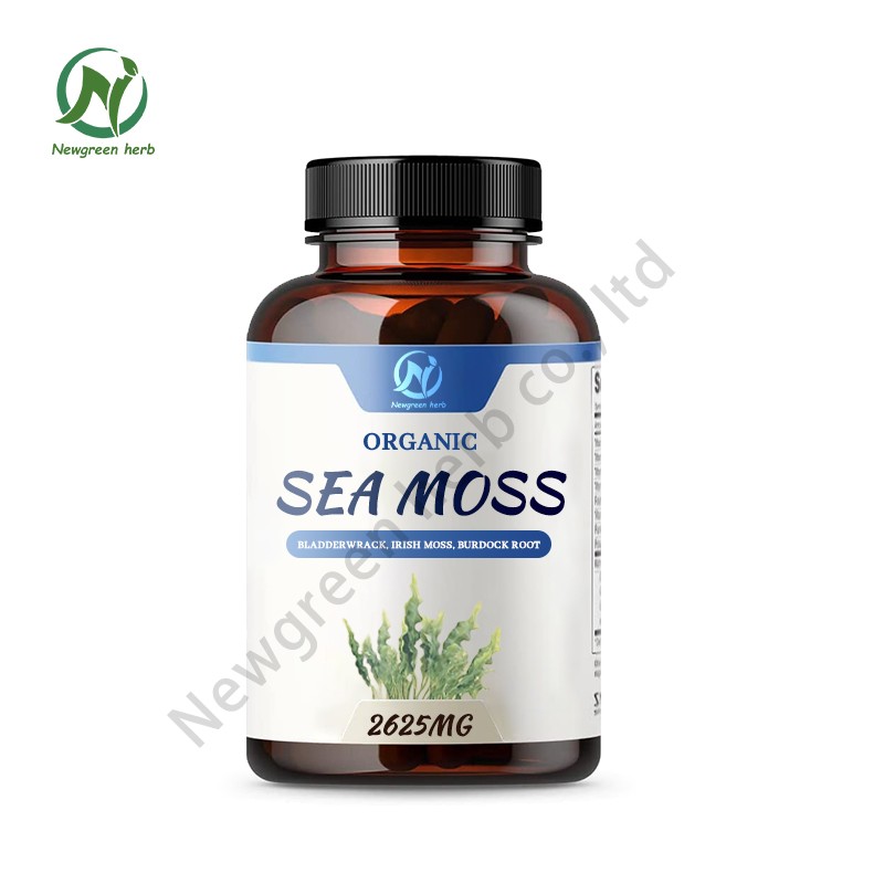 Newgreen Supply Sea Moss Bladderwrack Burdock Capsules