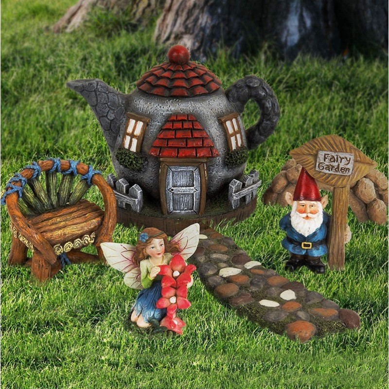 Solar House Factory - Fairy Garden Gnome Accessories Kit