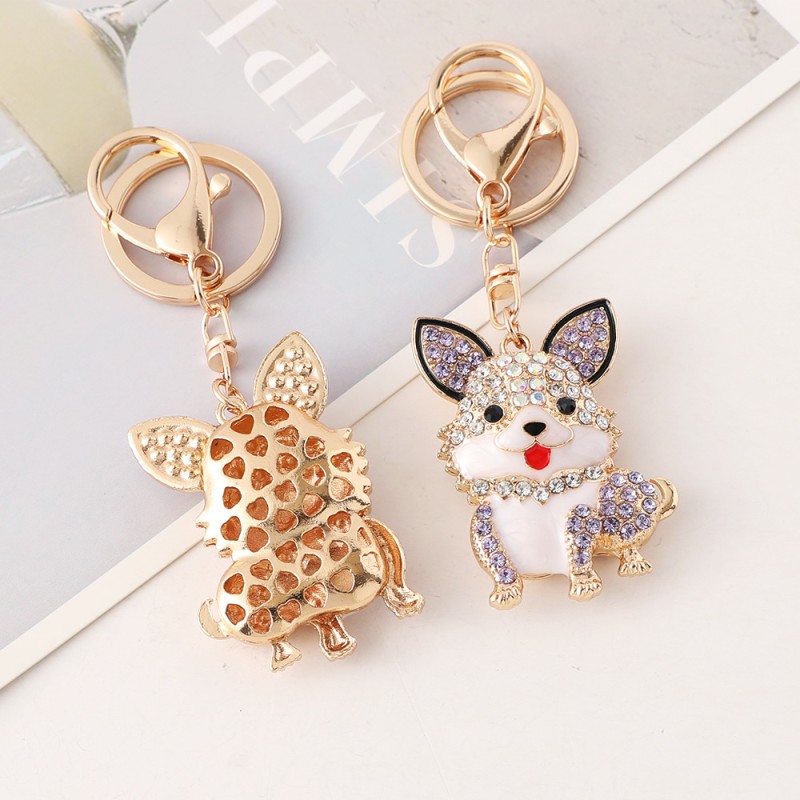 Cat Keychain Factory - OEM Custom Gold Plated Metal Pendant
