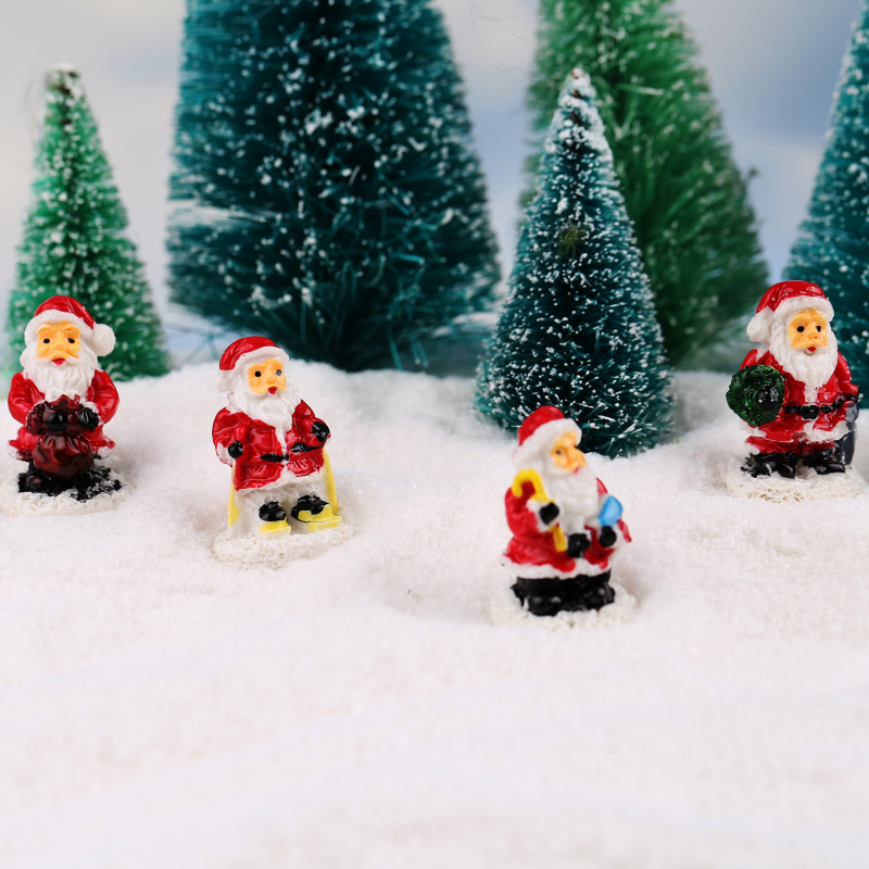 Snow Scene Ornament Factory - OEM Custom Santa Snowman Resin