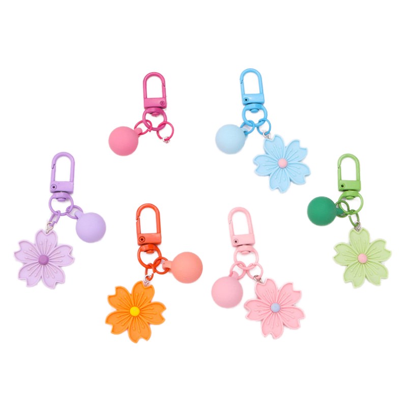 Cherry Keychain Factory - OEM Custom Resin Blossom Pendant