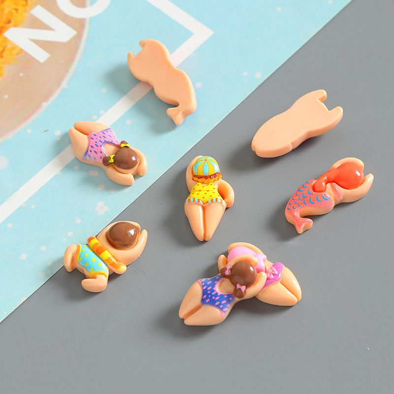 Swimming Figure Resin Factory - OEM Custom Water Cup Magnet