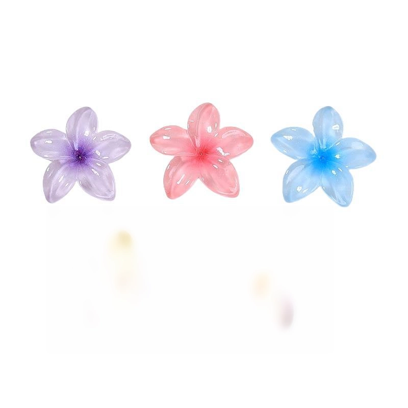 Flower Resin Accessories Factory - OEM Custom Five-Petal Design