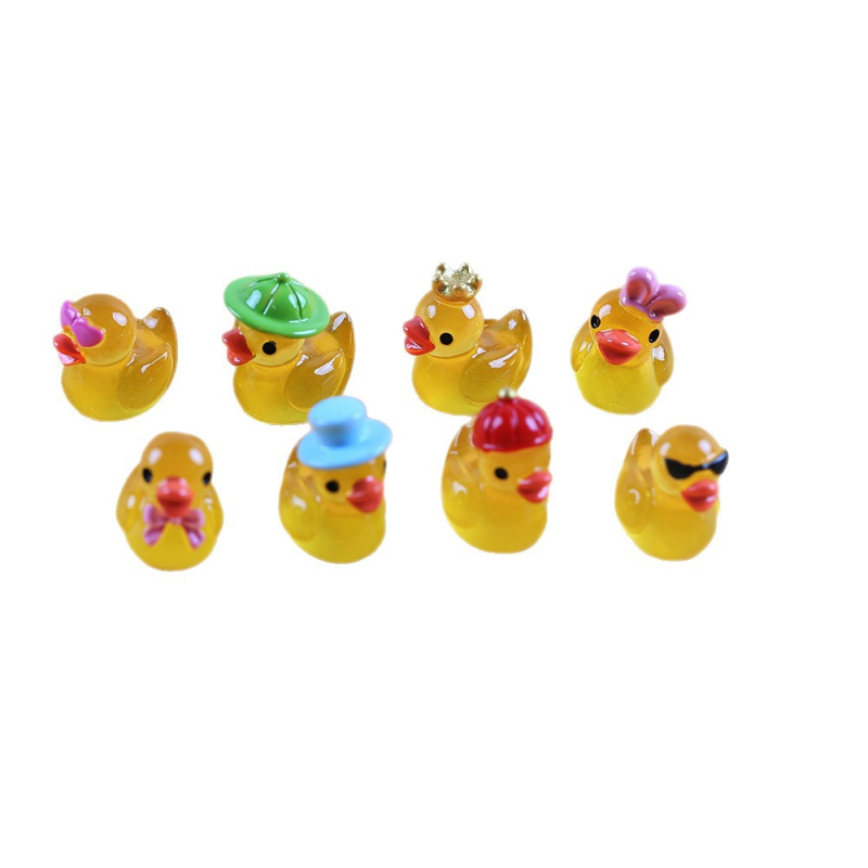 Duck Resin Ornament Factory - OEM Custom Luminous Car Decor