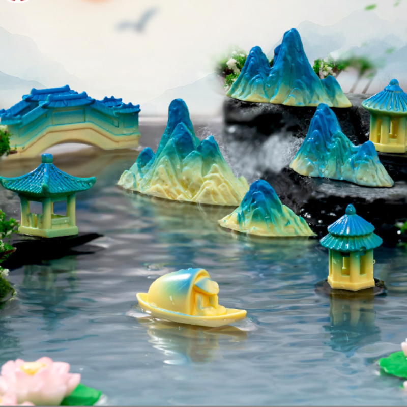 Rockery Resin Ornament Supplier - OEM Custom Chinese Style Design