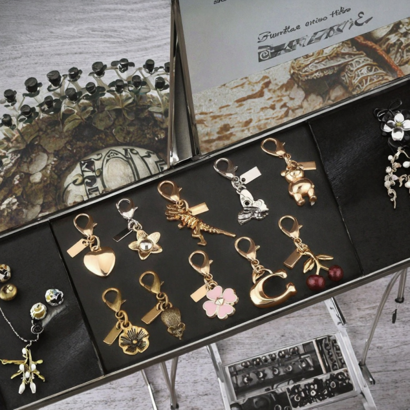 Bear Keychain Manufacturer - OEM Custom 3D Cherry Heart Design