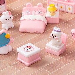Rabbit Resin Ornament Supplier - OEM Custom Dollhouse Decoration