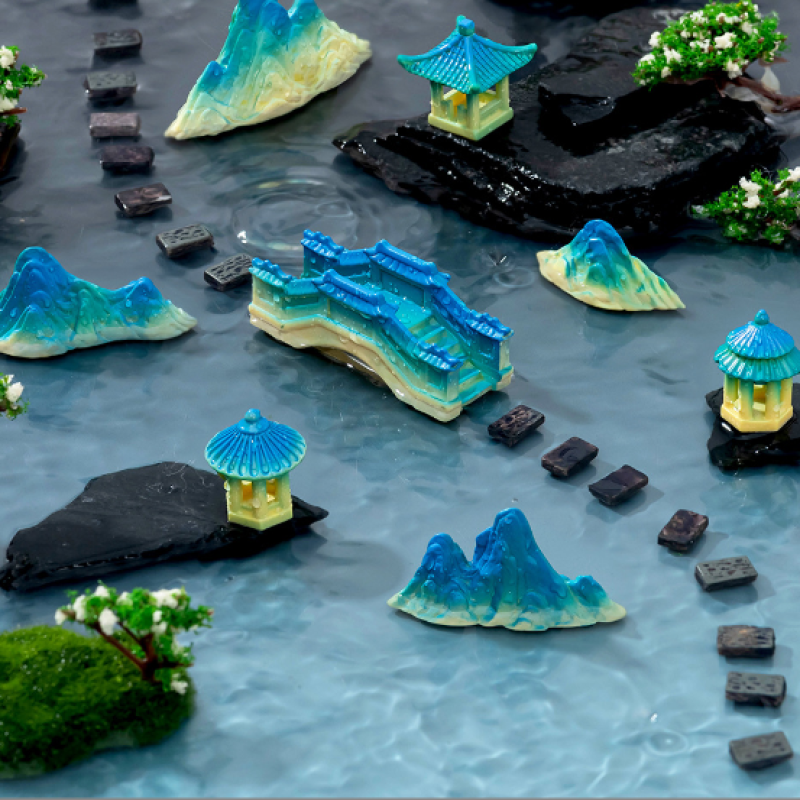 Rockery Resin Ornament Supplier - OEM Custom Chinese Style Design