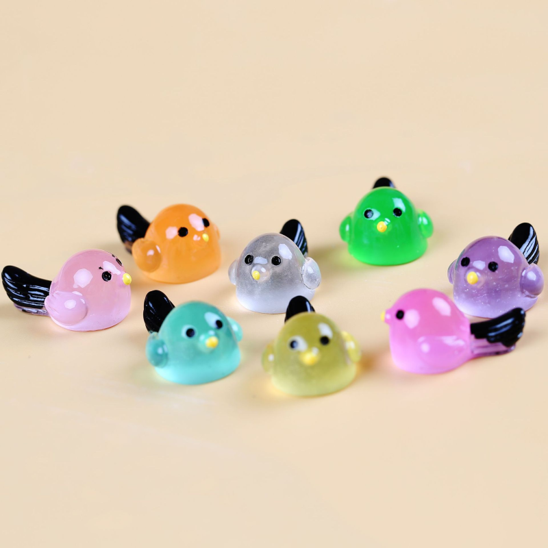Bird Resin Ornament Supplier - OEM Custom Luminous Keychains
