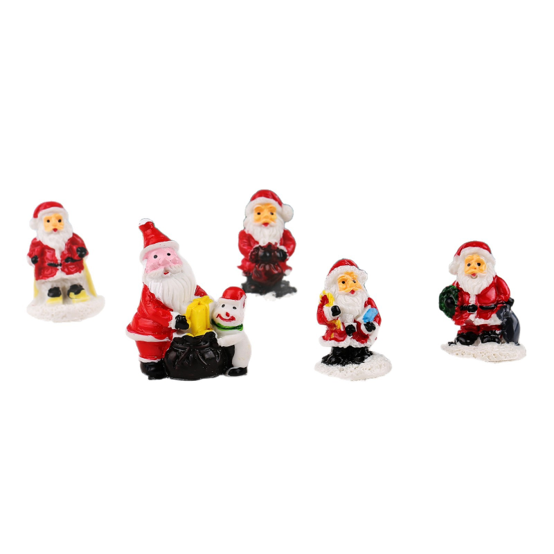 Snow Scene Ornament Factory - OEM Custom Santa Snowman Resin